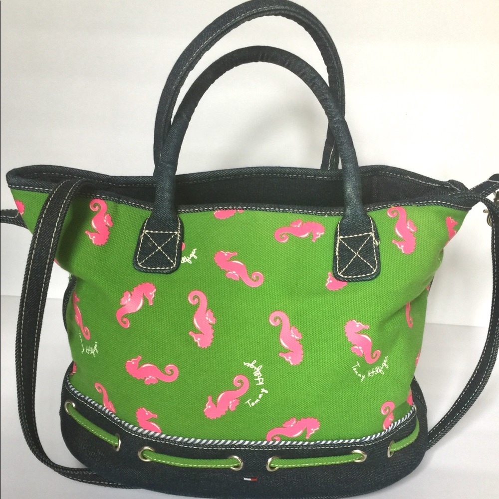 Tommy Hilfiger Seahorse Preppy  Purse